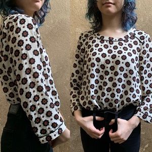 Dressy flower Daniel Rainn blouse medium